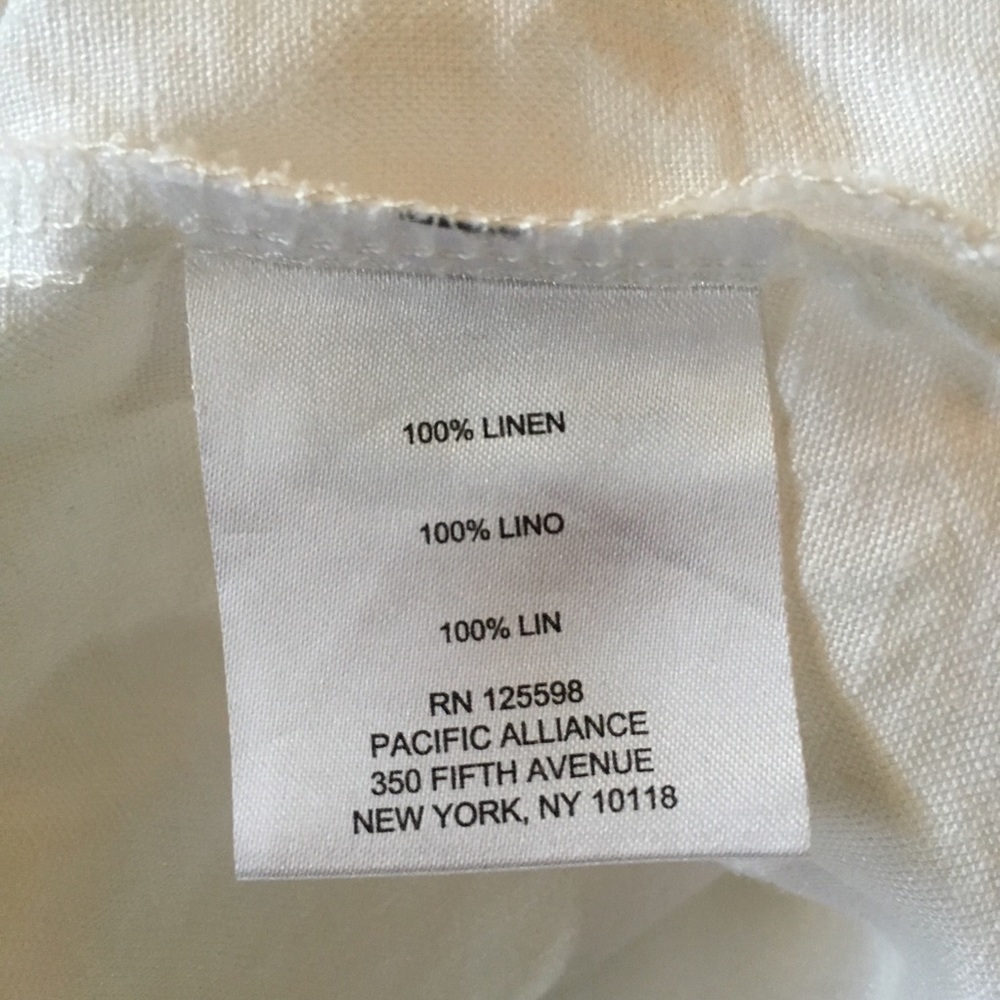 Ellen Tracy sleeveless linen tunic - Picture 7 of 7